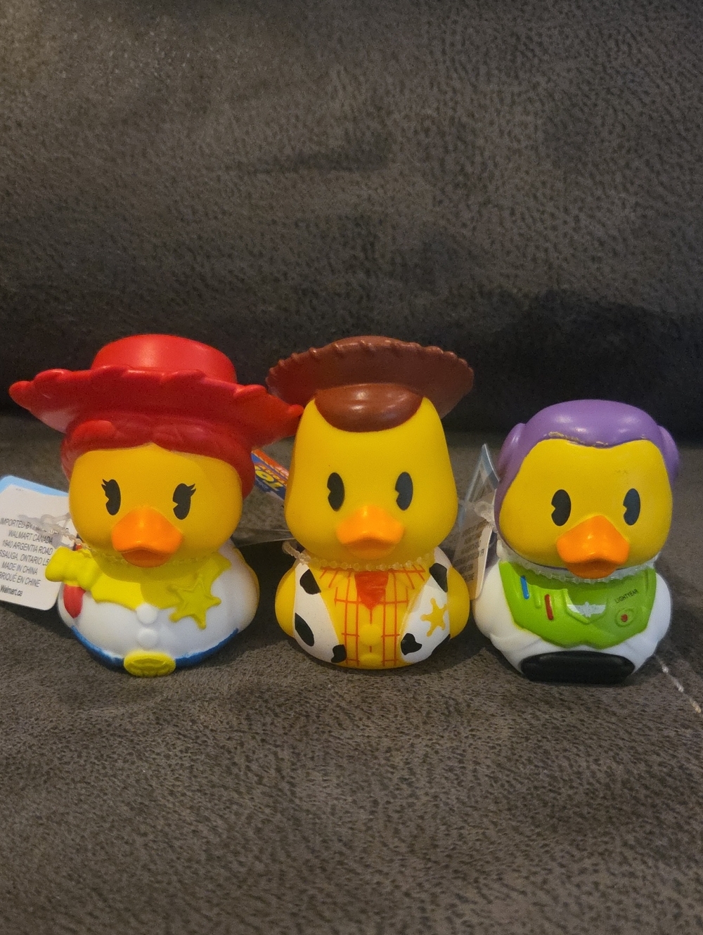 Duckalooz Disney Pixar Toy Story Rubber Ducks - Jessie, Woody And Buzz